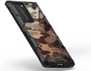 RINGKE Etui Fusion X do Huawei P40 Camo Black 8006X1 - Etui i futerały do telefonów - miniaturka - grafika 4