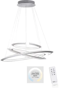 Paul Neuhaus Lampa wisząca LED Alessa trzy pierścienie LED - Lampy sufitowe - miniaturka - grafika 5