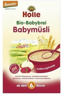 Holle HOLLE Kaszka zbożowa pełnoziarnista z musli Bio - 250 g - Kaszki dla dzieci - miniaturka - grafika 3