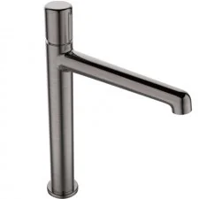 Laveo Pretto bateria umywalkowa stojąca nablatowa grafit BAO 92ND - Baterie umywalkowe - miniaturka - grafika 3