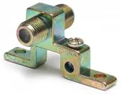 Złącza, przejściówki, adaptery - ABCVISION Przejście gniazdo F do montażu na ścianie F-G/F-G/MONT - miniaturka - grafika 1