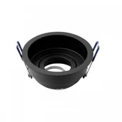 Lampy sufitowe - OxyLED CROSTI LANA RO S Czarna śr. 10,5cm. GU10 Home&Decor Oczko sufitowe 459222 459222 - miniaturka - grafika 1