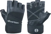 Rękawice do ćwiczeń - Silverton POWER rękawiczki fitness, do podnoszenia ciężarów, czarny, XL 43140XL - miniaturka - grafika 1