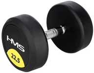 Hantle i ciężarki - HMS Hantla 22,5 kg gumowana Pro HG HMS - miniaturka - grafika 1