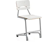 Meble do szkół i przedszkoli - AJ Produkty Krzesło szkolne DOCTRINA, 500 mm, biały - miniaturka - grafika 1