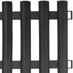 vidaxl Obrzeża trawnikowe, 17 szt., antracytowe, 10 m, PP! 314682 - Ogrodzenia - miniaturka - grafika 5