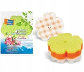 Rękawice i gąbki do kąpieli - Gąbka Kąpielowa Masażowa Lilka Kwiatek Kolorowa - miniaturka - grafika 1