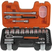 Śrubokręty - BAHCO 23-częściowy zestaw nasadek 1/2", S240AF SNA Europe - miniaturka - grafika 1