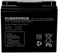 Baterie do zasilaczy awaryjnych UPS - Europower Ep 17-12 12V 17AH Agm - miniaturka - grafika 1