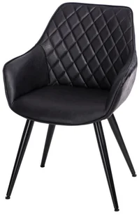 Fotel biurowy, krzesło biurowe D2.Design Krzesło Rox czarne 83539 - Fotele i krzesła biurowe - miniaturka - grafika 2