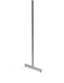 Meble do szkół i przedszkoli - AJ Produkty Dwustronna rama podłogowa JEPPE, w kształcie T, 1780 mm, aluminium - miniaturka - grafika 1