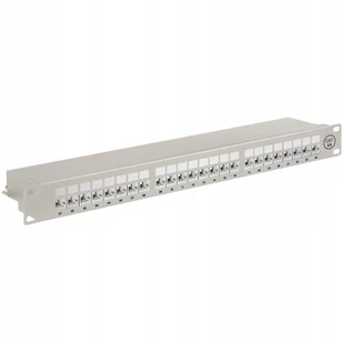 Wentronic Wentronic Patch panel 19" CAT6A 24 Port biały 90855 - Wtyczki i adaptery - miniaturka - grafika 2