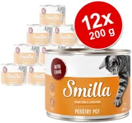 Mokra karma dla kotów - Smilla Puszki z drobiem 12 x 200 g Delikatny drób z wołowiną - miniaturka - grafika 1