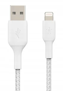 Belkin Kabel Boost Charge Braided USB-A do Lightning 1m, biały 745883788736 - Kable USB - miniaturka - grafika 2