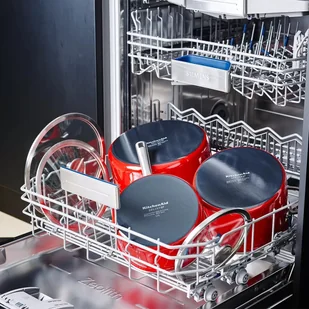 KitchenAid Garnek emaliowany z pokrywką 3,7l czerwony KitchenAid cc003267-001 - Garnki - miniaturka - grafika 5