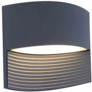 ECO-Light Antracytowy kinkiet zewnętrzny LED Lotus - Lampy ogrodowe - miniaturka - grafika 2