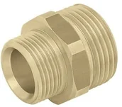 Łączniki, trójniki, kształtki - KAN Nypel mosiężny redukcyjny 3/4"x1/2" therm PUSH 6033.42 6033.42 - miniaturka - grafika 1
