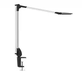 Lampy stojące - MAUL Lampka LED na biurko MAULoptimus Colour Vario, 10W, ze ściemniaczem, mocowana zaciskiem, srebrna M8206695 - miniaturka - grafika 1