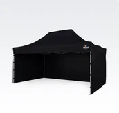 Pawilony ogrodowe - BRIMO Namiot imprezowy 3x4,5m - plus 3 ściany - Czarny - miniaturka - grafika 1