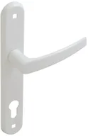Klamki - Klamka drzwiowa 90 mm na wkładkę biała - miniaturka - grafika 1