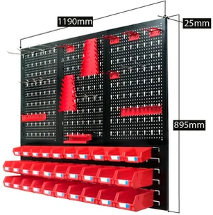 REDATS Metalowa tablica warsztatowa 52 elementy - Pozostałe wyposażenie warsztatu - miniaturka - grafika 16