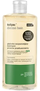 Tołpa TORF CORPORATION dermo men hair głęboko oczyszczający szampon przeciw przetłuszczaniu 250 ml 7069094 - Kosmetyki do pielęgnacji twarzy męskie - miniaturka - grafika 3