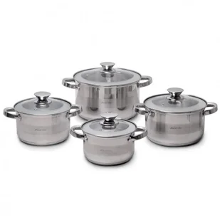 Kamille Zestaw komplet garnków ze stali nierdzewnej 8el. 4904 - Zestawy garnków i patelni - miniaturka - grafika 2