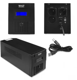 Zasilacz Awaryjny Ups 1500VA 900W LCD + Program - Zasilacze awaryjne UPS - miniaturka - grafika 3