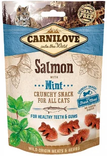 Carnilove Carnilove Przysmak Crunchy Salmon with mint op 50g - Przysmaki dla kotów - miniaturka - grafika 2