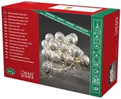 Sprzęt do nurkowania - Konstsmide 3156  303 łańcuch światełek ozdobnych LED "srebrna metalowa kulek"/nadaje się do użytku wewnątrz (IP ) sprawdzone VDE/24 V wewnętrzny transformator/24 ciepło białych diod/przezroczysty prze 3156-303 - miniaturka - grafika 1