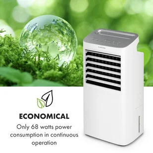 Klarstein Coldplayer, chłodnica powietrza, 4 w 1, 68 W, 384 m3/h, 4 prędkości nawiewu, biała ACO6-Coldplayer W - Klimatory - miniaturka - grafika 5