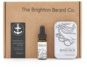 Kosmetyki i akcesoria do pielęgnacji brody - THE BRIGHTON BEARD THE BRIGHTON BEARD Hawkhurst Zestaw do Prezentowy do Pielęgnacji Brody = Balsam + Olejek do Brody Mandarynka i Cedr - miniaturka - grafika 1