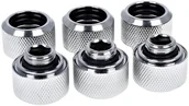 Chłodzenie procesora - Alphacool Eiszapfen pipe connection 1/4 on 16/10mm chrome-plated 6-pack 17378 - miniaturka - grafika 1