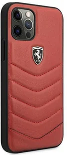 Ferrari FEHQUHCP12MRE iPhone 12/12 Pro czerwony/red hardcase Off Track Quilted hurtel-76681-0 - Etui i futerały do telefonów - miniaturka - grafika 4