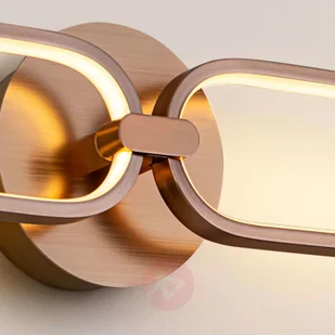 Schuller Kinkiet LED Colette, 2-punktowy, złoty - Lampy ścienne - miniaturka - grafika 4