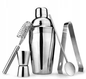 Shakery barmańskie - Whiskey Rocks Zestaw barmański do drinków shaker 5 elementów 5907443621586 - miniaturka - grafika 1