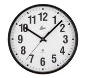 Zegary - Atlanta Duży zegar ścienny z większymi cyframi Atlanta 4505 Czarny 4490/0 M - miniaturka - grafika 1