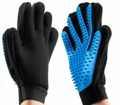 Szczotki i furminatory - Rękawica Do Czesania Sierści Wyczesywania Psa Kota - miniaturka - grafika 1