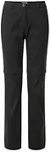 Spodnie sportowe męskie - Craghoppers Damskie spodnie rekreacyjne Kiwi Pro Stretch Zip Off spodnie damskie czarny czarny 46 - miniaturka - grafika 1