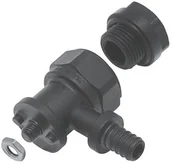 Akcesoria hydrauliczne - KAN-therm Podejście do baterii PPSU PUSH z korkiem tworzywowym krótkim - 18x2,5 G1/2" HAL951 - miniaturka - grafika 1