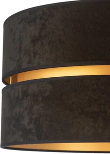 Euluna Lampa wisząca Duo, czarna/złota, 40cm, 1-pkt. - Lampy sufitowe - miniaturka - grafika 2