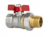 Zawory i kraniki - Zawór Kulowy Ze Śrubunkiem 1 Cal Z Dławikiem - miniaturka - grafika 1