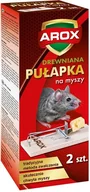 Zwalczanie i odstraszanie szkodników - Agrecol AROX-PULAPKA - drewniana pułapka na myszy 2 szt. - miniaturka - grafika 1
