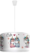 Lampy sufitowe - Lampa wisząca E27 jednorożec 8833 - miniaturka - grafika 1
