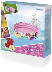 Bestway Dmuchany Basen Dla Dzieci Księżniczki DIsney 122 x 25 cm Bestway 91047 LT-10721-0 - Materace dmuchane i koła do pływania - miniaturka - grafika 9