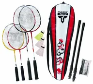 Badminton - Talbot Torro piłki do badmintona zestaw, z rurka z trzema Tech sprężyny 350 wykonana z nylonu, czerwony/czarny, 68,6 cm - miniaturka - grafika 1
