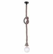 Lampy sufitowe - Leuchten Direkt 15481-18 - Żyrandol na lince ROPE 1xE27/60W/230V - miniaturka - grafika 1