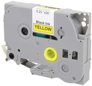 Brother Zamiennik taśmy TZE-611 6mm żółta/czarny - Etykiety do drukarek - miniaturka - grafika 3
