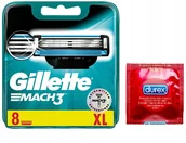 Maszynki do golenia i wkłady - Gillette 8x Mach 3 Oryginalne Ostrza Oryginalne - miniaturka - grafika 1