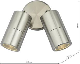 Dar Lighting Ortega Kinkiet Dar Lighting ORT0968 - Lampy ścienne - miniaturka - grafika 3